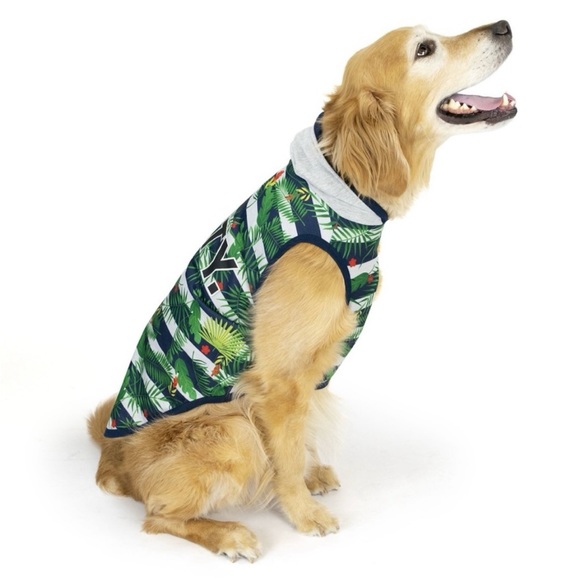 NWT Vibrant Life "Salty" Tropical Dog Hoodie, S for dogs up to 20 lbs - Picture 2 of 6